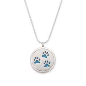 Show details for CREMATION JEWELRY Essential Oil Cremation Pendant - Paw Prints Picture of CREMATION JEWELRY Essential Oil Cremation Pendant - Paw Prints
