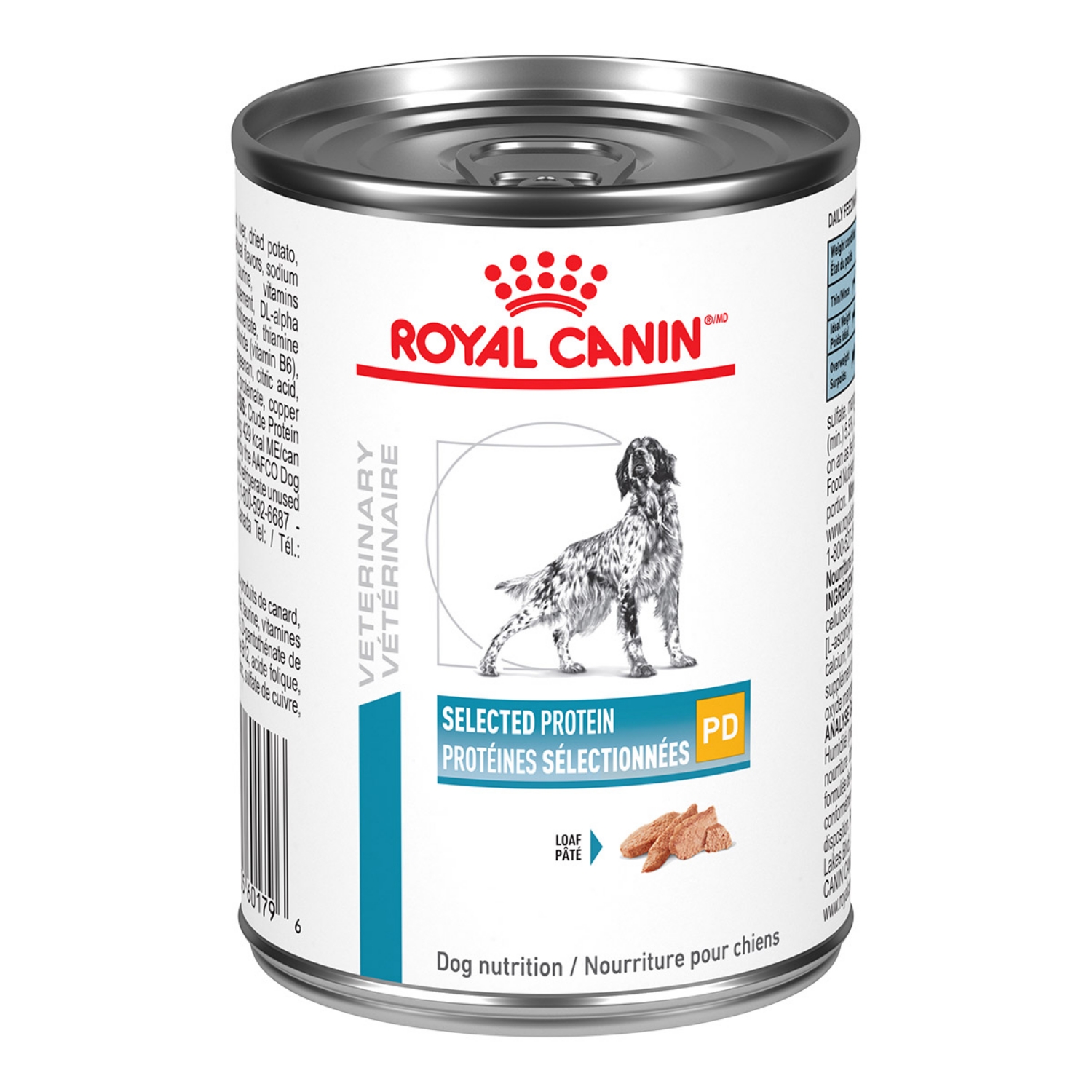 Picture of Royal Canin Veterinary Diet SELECTED PROTEIN PD Loaf Dog Food - 12 X 385gm