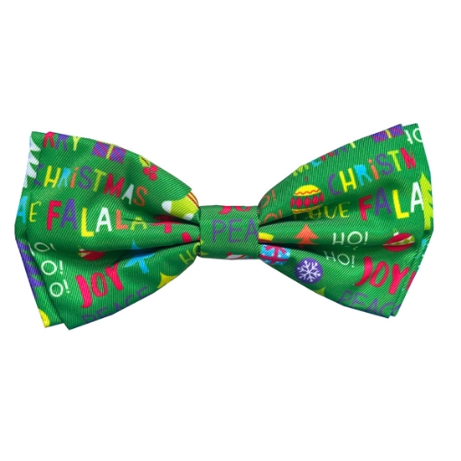 Picture of XMAS CANINE BOW TIE Merry & Bright- Small