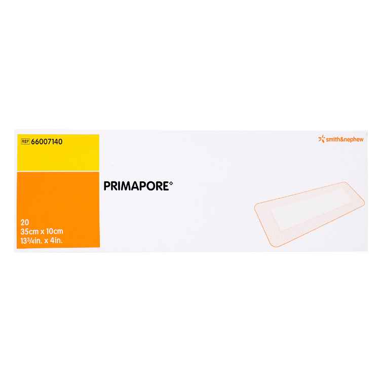 Picture of PRIMAPORE ADHESIVE NON WOVEN DRESSING 35cm x 10cm  - 20/box