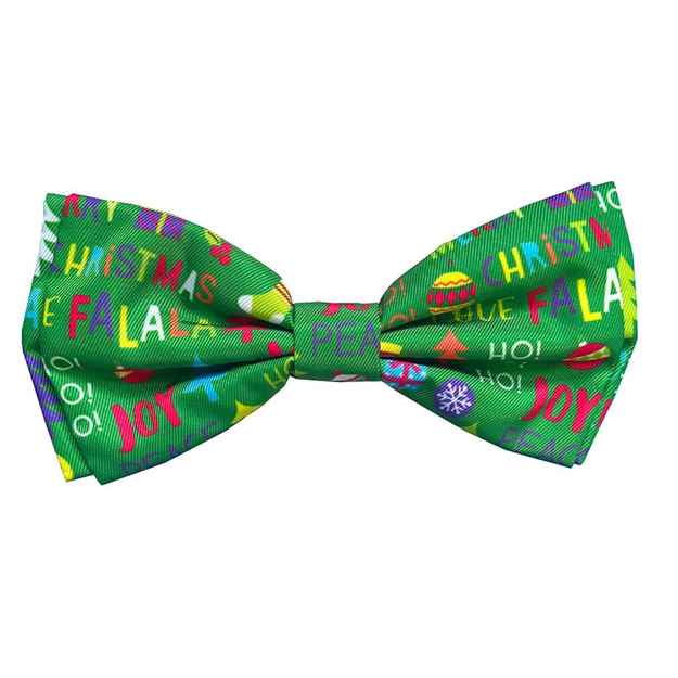 Picture of XMAS CANINE BOW TIE Merry & Bright (S-XL)