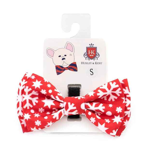 Picture of XMAS CANINE BOW TIE Snowflake (S-L)