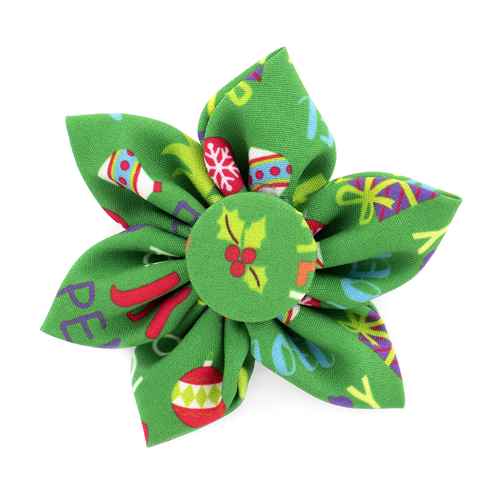 Picture of XMAS CANINE PINWHEEL NECK WEAR Merry & Bright - Small