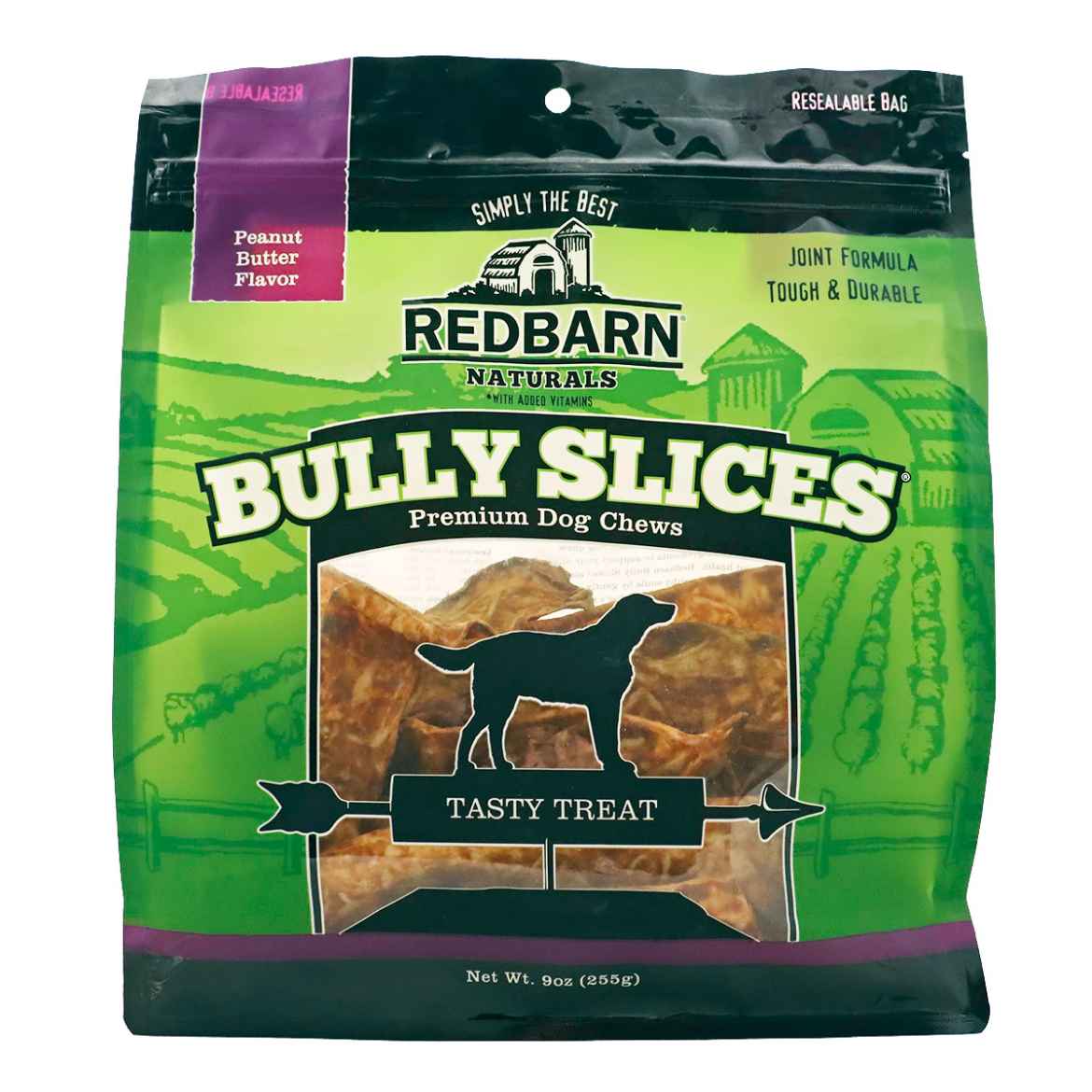 Picture of TREAT CANINE REDBARN BULLY SLICES Peanut Butter Flavor - 9oz