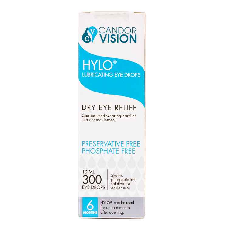 Picture of HYLO LUBRICATING EYE DROPS PRESERVATIVE FREE  - 10ml