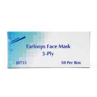 Picture of MASKS PROCEDURE with EAR LOOPS 3/ply (J0733) - 50/box