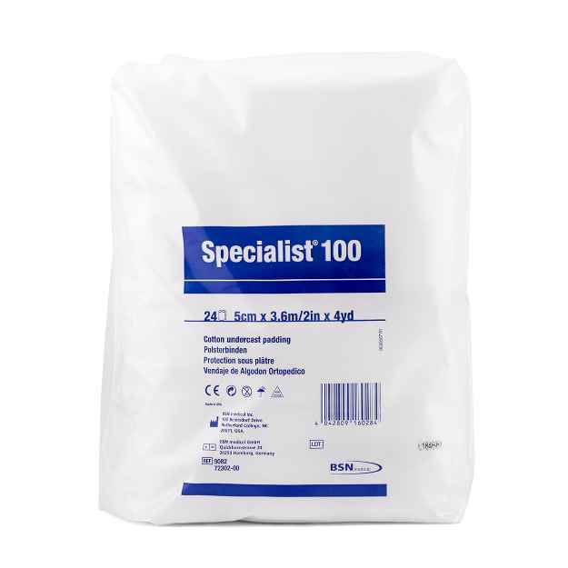 Picture of SPECIALIST 100 COTTON CAST PADDING 5cm x 3.7m  - 24s