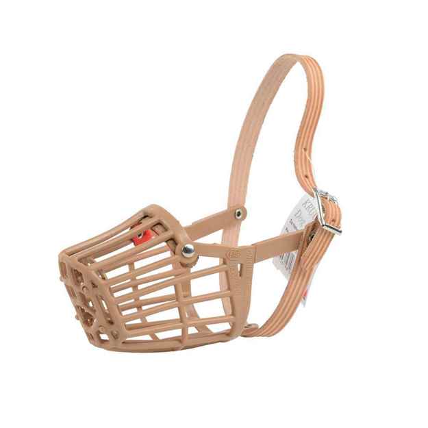 Picture of MUZZLE PLASTIC BASKET CANINE BUSTER Standard Buckle (Sizes Available)