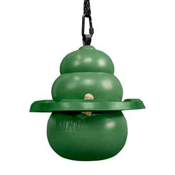 Picture of KONG EQUINE Classic Kong Hanging Set with Treat Ring Green
