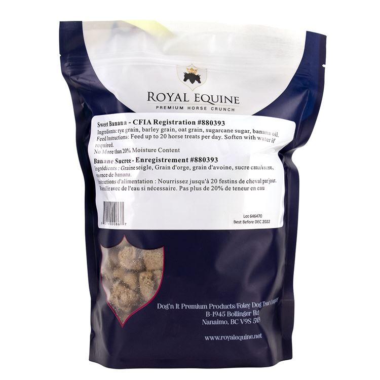 Picture of ROYAL EQUINE HORSE CRUNCH TREAT Sweet Banana - 908g/2lb