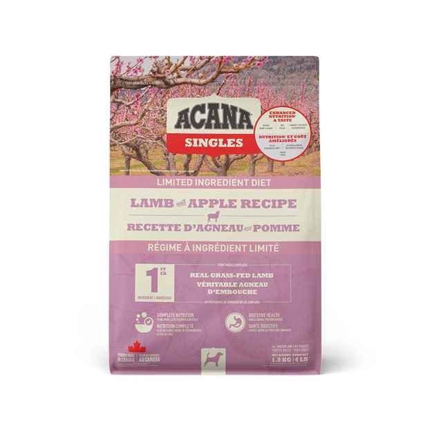 Picture of CANINE ACANA SINGLES LAMB with APPLE (1.8-10.8kg)