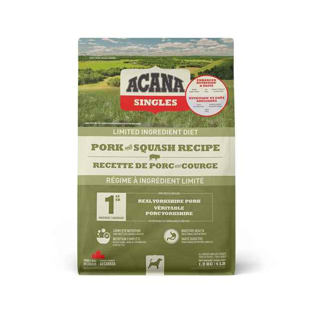Picture of CANINE ACANA SINGLES Pork with Squash (1.8-10.8kg)