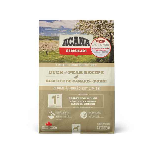 Picture of CANINE ACANA SINGLES Duck with Pear (1.8-10.8kg)