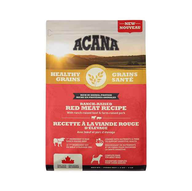 Picture of CANINE ACANA HEALTHY GRAINS RED MEAT RECIPE (1.8-10.2kg)