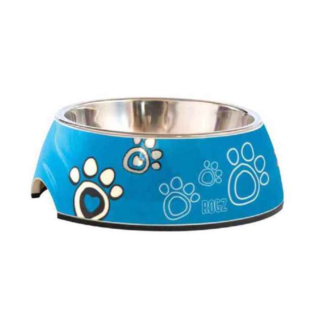 Picture of BOWL ROGZ BUBBLE 2 in 1 Turquoise Paw (Sizes Available)