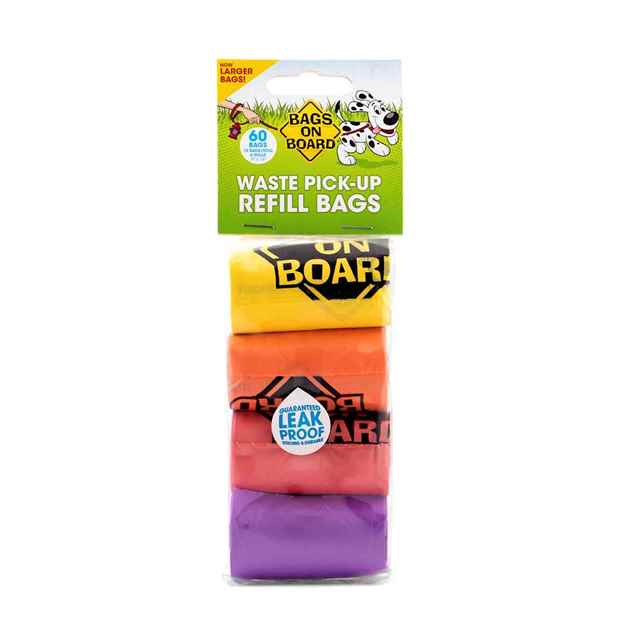 Picture of BAGS ON BOARD CLEAN UP BAGS RAINBOW (Sizes Available)