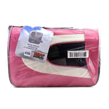 Picture of TUFF CRATE Airline Carrier 17in x 10in x 9in - Pink and Cream