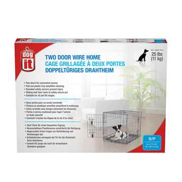 Picture of DOGIT DOUBLE DOOR DOG CRATE with DIVIDER - 24in x 17.5in x 20in