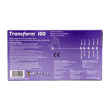 Picture of GLOVES NITRILE TRANSFORM PF 3.2mil  MEDIUM - 100s