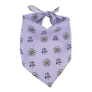 Picture of BANDANA LIFE IS GOOD LILAC - 20in