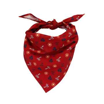 Picture of BANDANA LIFE IS GOOD RED - 30in