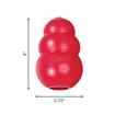 Picture of TOY DOG KONG CLASSIC RED