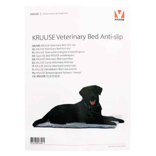 Picture of PET VET BED Kruuse Anti Slip Grey - 90cm x 60cm