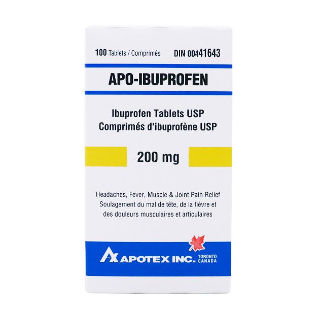 Picture of APO IBUPROFEN TABS 200mg - 100s (SU 72)