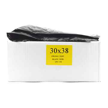 Picture of GARBAGE BAGS STRONG 30in x 38in BLACK - 150s