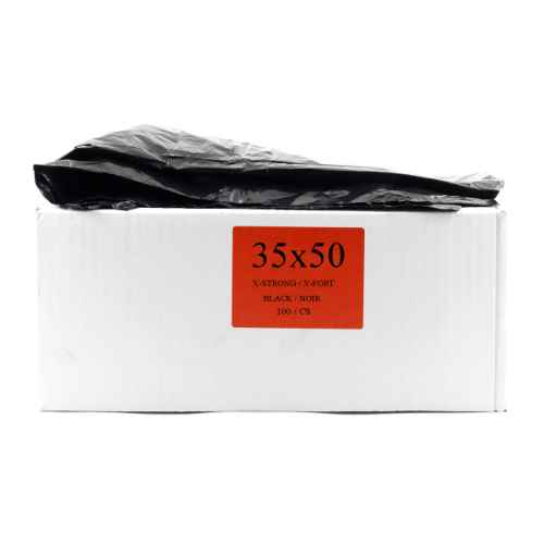 Picture of GARBAGE BAGS XSTRONG 2MIL 35in x 50in BLACK - 100s