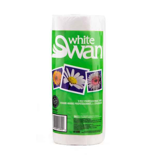Picture of TOWEL PAPER ROLL  2ply white 90 sheets -24rolls