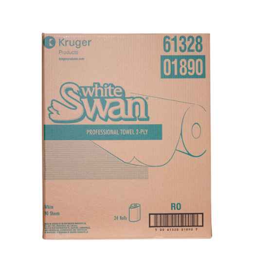 Picture of TOWEL PAPER ROLL  2ply white 90 sheets -24rolls