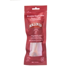 Picture of ROLLOVER BEEF CHEWS BRAIDED -  6.5in