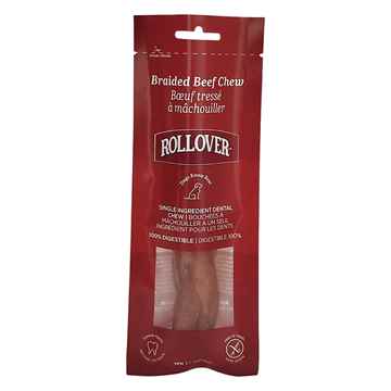Picture of ROLLOVER BEEF CHEWS BRAIDED -  6.5in