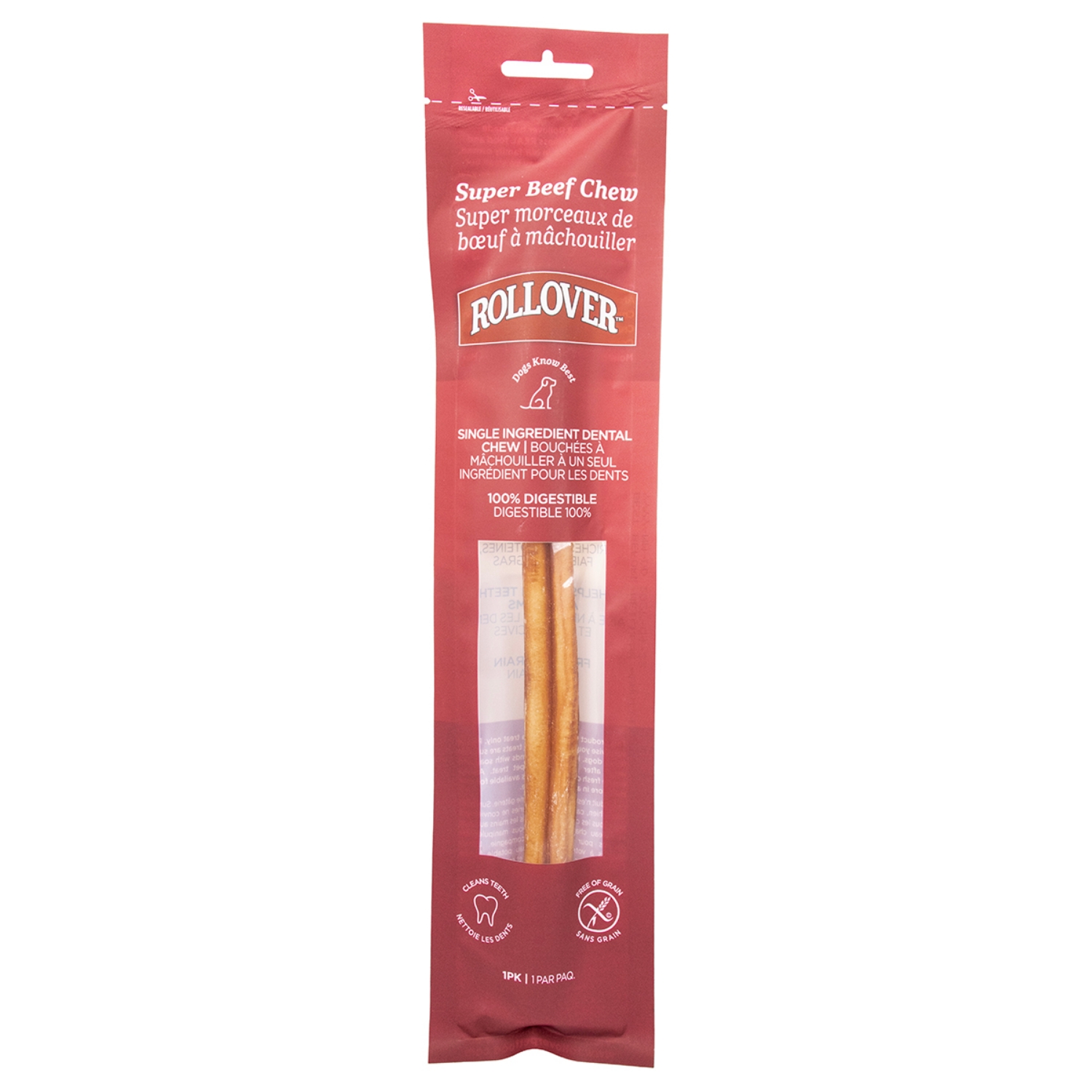 Picture of ROLLOVER BEEF SUPER CHEWS - 11- 12in