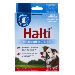 Picture of HALTI CANINE HEADCOLLAR BLACK (J1011C) - Size 2
