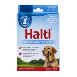 Picture of HALTI CANINE HEADCOLLAR BLACK (J1011D)- Size 3