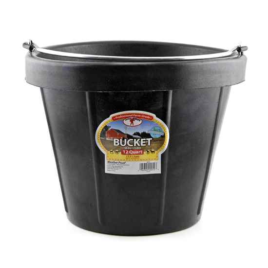 Picture of BUCKET RUBBER BLACK 12 Quart/ 11.4 Litre