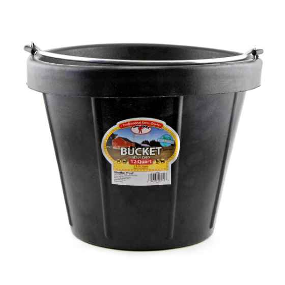 Picture of BUCKET RUBBER BLACK 12 Quart/ 11.4 Litre