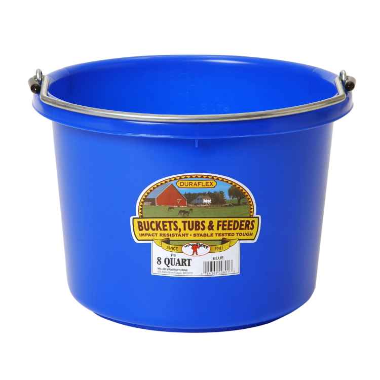 Picture of BUCKET PLASTIC BLUE -  8 Quart/7.57 Litre