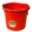 Show details for BUCKET PLASTIC FLATBACK RED - 20 Quart/18.9 Litre Picture of BUCKET PLASTIC FLATBACK RED - 20 Quart/18.9 Litre