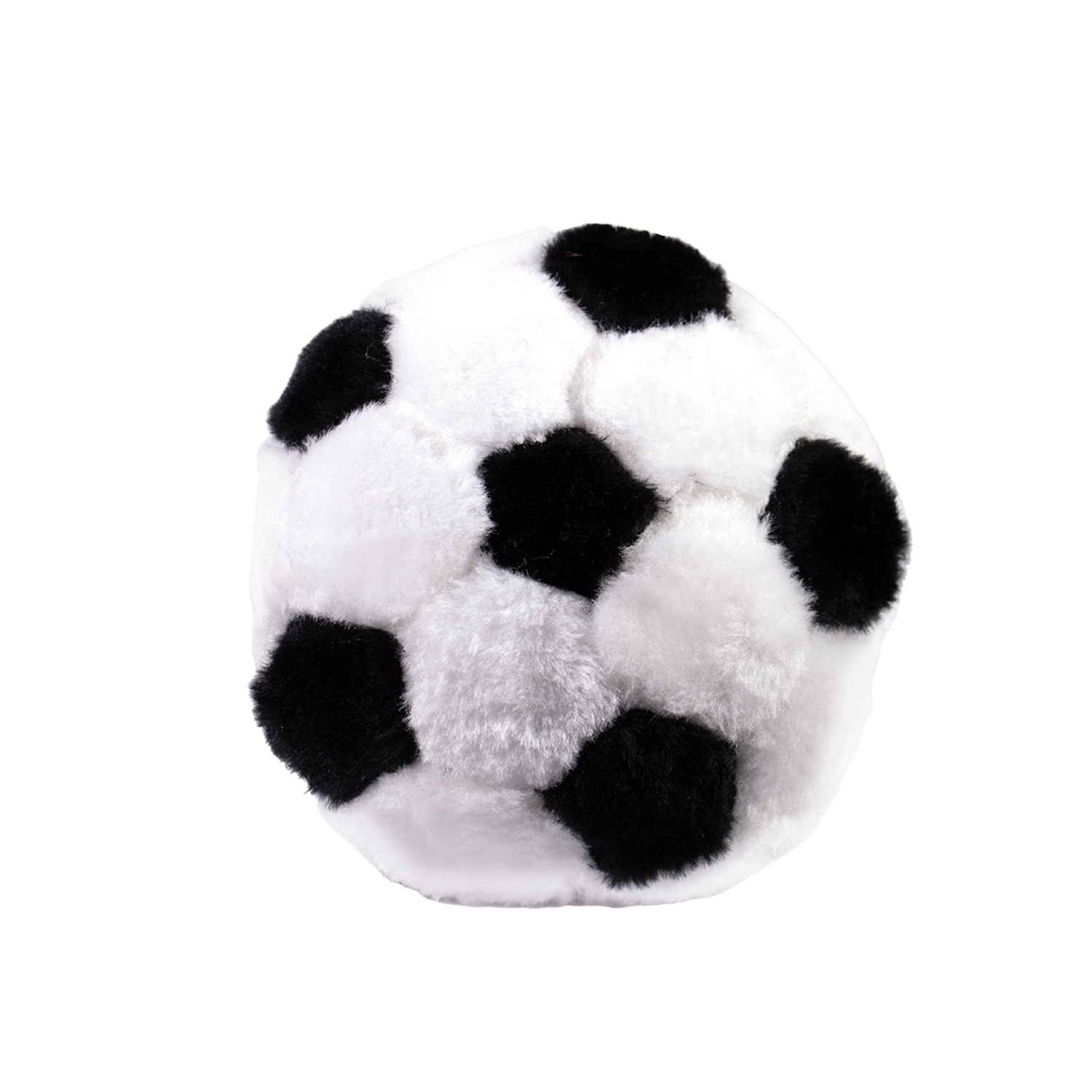 Picture of TOY DOG PLUSH SOCCER BALL (43715) - 10cm