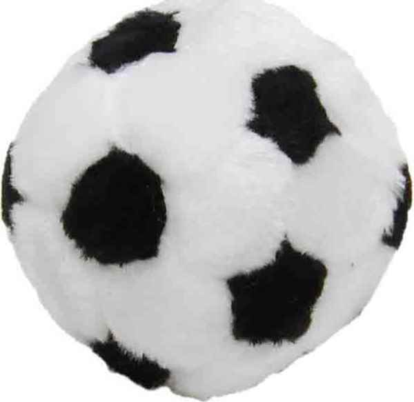 Picture of TOY DOG PLUSH SOCCER BALL (43715) - 10cm