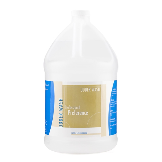 Picture of UDDER WASH 1.6% CHLORHEXIDINE(PROFESSIONAL PREF)  - 4L