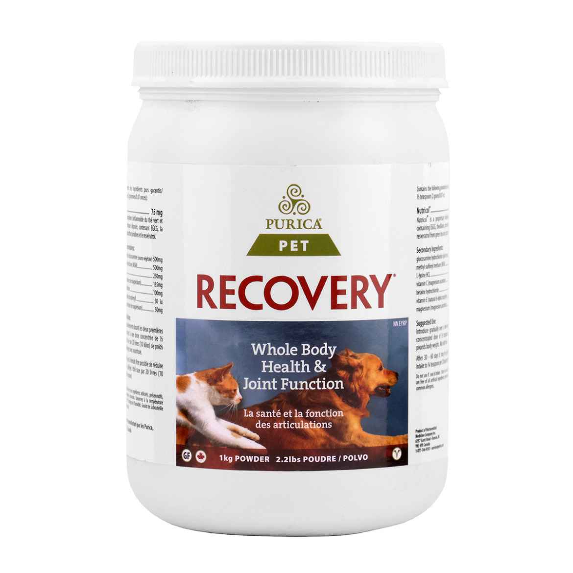 Picture of RECOVERY NUTRACEUTICAL CANINE/FELINE POWDER - 1kg