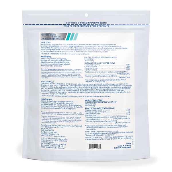 Picture of CET ENZYMATIC ORAL HYGIENE CHEWS MEDIUM  - 363g
