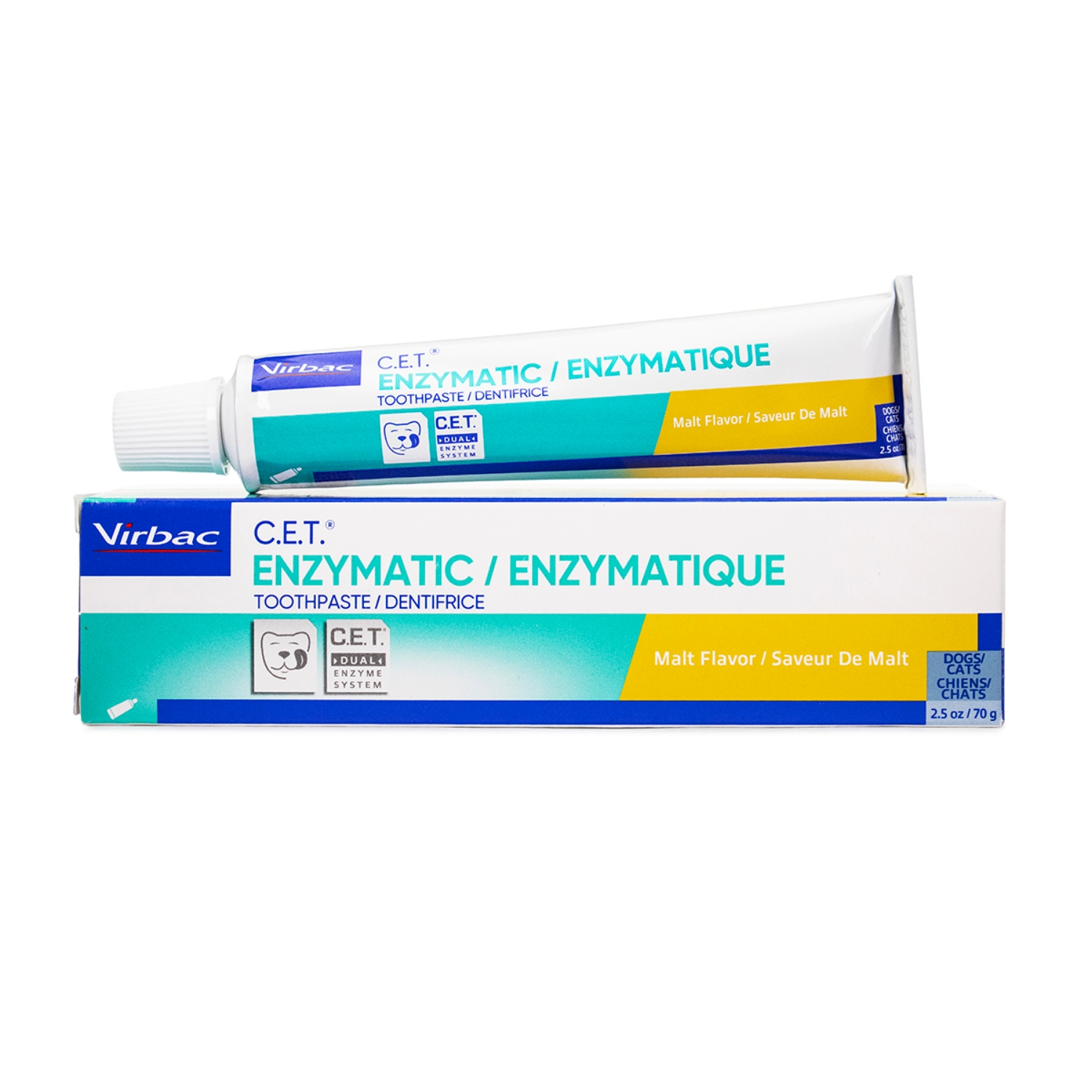 Picture of CET ENZYMATIC TOOTHPASTE MALT TUBE (CET102) - 2.5oz / 70g (su96)