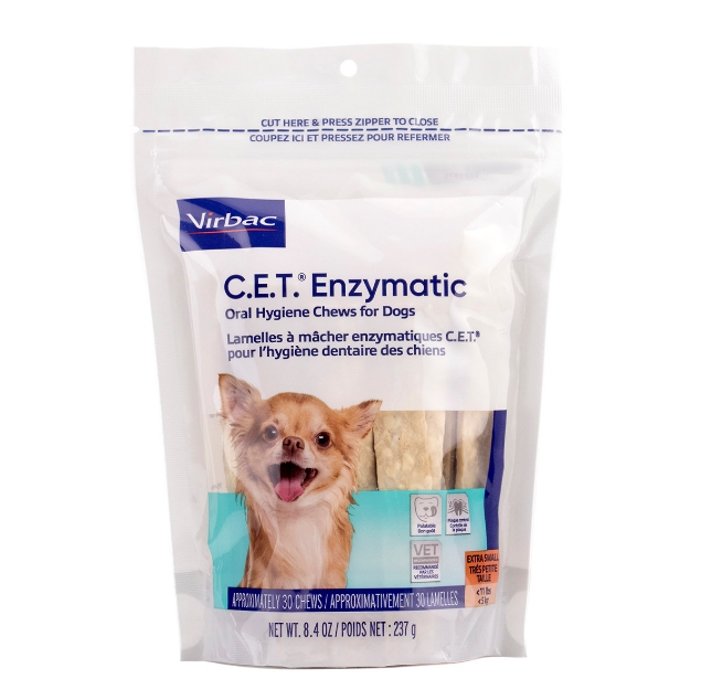 Picture of CET ENZYMATIC ORAL HYGIENE CHEWS EXTRA SMALL - 237g