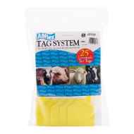 Picture of ALLFLEX TAG GLOBAL MAXI BLANK YELLOW- 25/bag