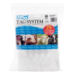 Picture of ALLFLEX TAG GLOBAL LARGE BLANK WHITE - 25/bag